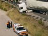 PROTECCION CIVIL DE TOTANA SE MOVILIZA POR UN ACCIDENTE EN LA A-7, A LA ALTURA DEL POLIGONO INDUSTRIAL “EL SALADAR”, COLABORANDO EN EL REPARTO DE MÁS DE 2.000 LITROS DE AGUA ENTRE CONDUCTORES Y OCUPANTES DE LOS VEHÍCULOS AFECTADOS POR LA RETENCIÓN