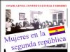 MUJERES EN LA SEGUNDA REPÚBLICA, Charla del historiador Francisco J. Franco