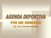 AGENDA DE DEPORTIVA