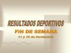 RESULTADOS DEPORTIVOS (13/11/2006)