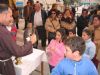 Los animales recibieron la bendición en el día de su patrón, San Antón, a las puertas del Convento 