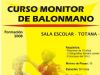 ORGANIZAN UN CURSO DE “MONITOR DE BALONMANO” QUE SE DESARROLLARÁ DEL 9 AL 31 DE MAYO EN LA SALA ESCOLAR DE L ALOCALIDAD