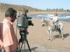 LA PLAYA MAZARRONERA DE PERCHELES PROTAGONISTA DE UNA GRABACIÓN DE TVE 