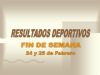 RESULTADOS DEPORTIVOS (26/02/2007)