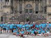 MEDIO CENTENAR DE PERSONAS, ENTRE LOS QUE SE ENCONTRABAN JÓVENES TOTANEROS, EN LA RUTA DEL CAMINO DE SANTIAGO ORGANIZADA POR EL AYUNTAMIENTO DE MAZARRÓN