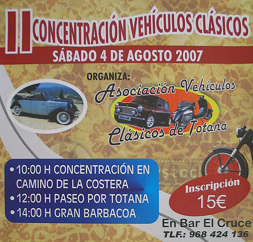 II CONCENTRACIÓN DE VEHÍCULOS CLÁSICOS, Foto 1