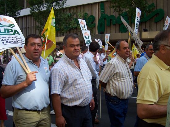 MÁS DE 200 GANADEROS DE TOTANA ESTUVIERON PRESENTES EN LA MANIFESTACIÓN PARA PEDIR SOLUCIONES A LA CRISIS DEL SECTOR EN LA REGIÓN, Foto 2
