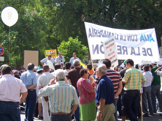 MÁS DE 200 GANADEROS DE TOTANA ESTUVIERON PRESENTES EN LA MANIFESTACIÓN PARA PEDIR SOLUCIONES A LA CRISIS DEL SECTOR EN LA REGIÓN, Foto 6