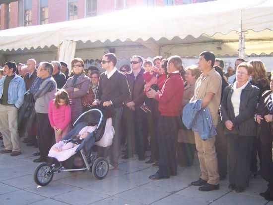 GRAN ÉXITO DE LA “MUESTRA DE CUADRILLAS POPULARES” DE TOTANA, QUE CONTÓ CON LA MÚSICA Y EL BAILE DE LAS CUADRLLAS DE LA HOYA, ALEDO Y EL RAIGUERO EN LA PLAZA DE LA BALSA VIEJA DE LA LOCALIDAD (2008), Foto 7