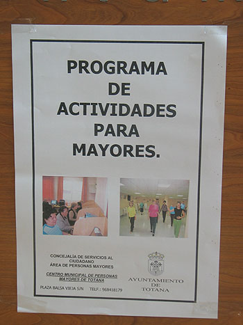 SE PRESENTA EL “PROGRAMA DE ACTIVIDADES PARA MAYORES 2007” CON UN TOTAL DE OCHO TALLERES DE DIVERSAS TEMÁTICAS, Foto 3