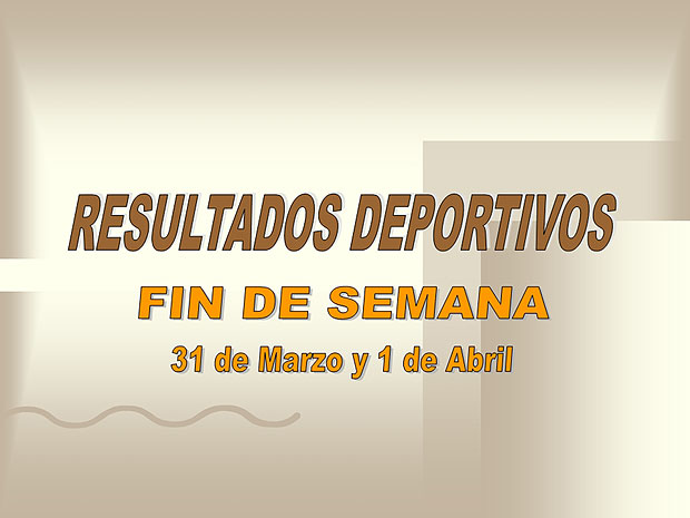 RESULTADOS DEPORTIVOS (02/04/2007), Foto 1