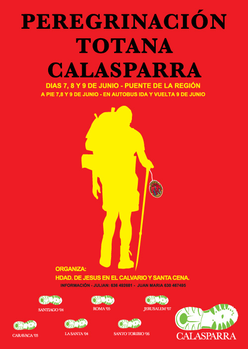 LA HERMANDAD DE JESUS EN EL CALVARIO Y SANTA CENA ORGANIZA UNA PEREGRINACION TOTANA - CALASPARRA, Foto 1