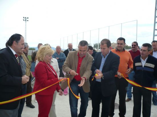 SE INAUGURA EL NUEVO CAMPO DE CÉSPED ARTIFICIAL DEL NUEVO CAMPO DE FÚTBOL MUNICIPAL “BERNARDO CÁNOVAS” EN LA PEDANÍA DE EL PARETÓN, Foto 2