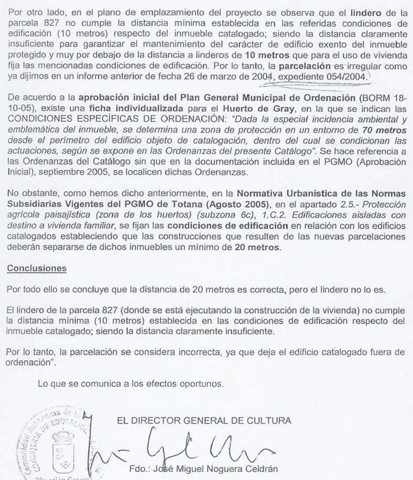 IU ASEGURA QUE EL DIRECTOR GENERAL DE CULTURA CONFIRMA LAS IRREGULARIDADES EN LAS OBRAS DEL HUERTO DE GRAY, Foto 3