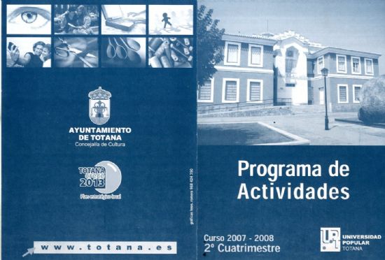OFERTAN UN TOTAL DE 12 CURSOS DEL PROGRAMA DE ACTIVIDADES DE LA UNIVERSIDAD POPULAR DE TOTANA, CUYO PLAZO DE INSCRIPCIÓN PERMANECERÁ ABIERTO DESDE EL DÍA 11 HASTA EL 14 DE FEBRERO, Foto 1