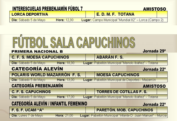 AGENDA DEPORTIVA (04/05/2007), Foto 4