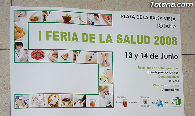 LA PLAZA BALSA VIEJA ACOGERÁ LA I FERIA DE LA SALUD LOS DÍAS 13 Y 14 DE JUNIO CON TALLERES, CHARLAS, STANDS PROMOCIONALES, REVISIONES DE SALUD GRATUITAS Y ACTUACIONES (2008), Foto 1