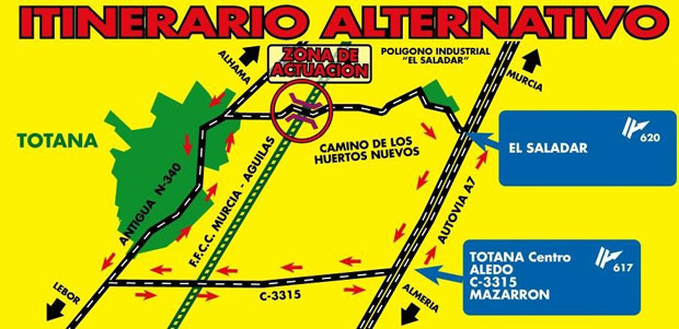 LAS OBRAS DE LA VARIANTE NORTE OBLIGAN A CORTAR EL TRÁFICO A LA ALTURA DEL PUENTE DEL FERROCARRIL EN EL CAMINO DE LOS HUERTOS NUEVOS DURANTE AL MENOS MES Y MEDIO , Foto 1