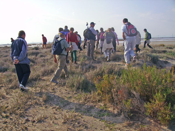 EL CLUB SENDERISTA DE TOTANA RECORRIO EL PARQUE NATURAL DE LAS SALINAS Y ARENALES DE SAN PEDRO DEL PINATAR, Foto 6