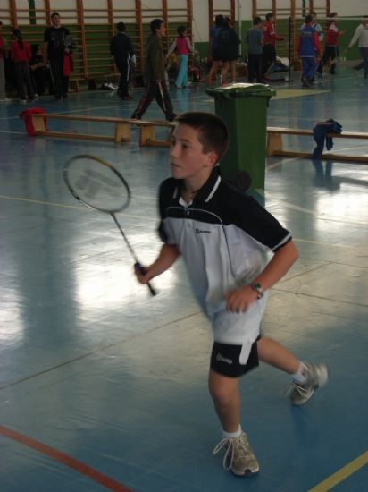 UN TOTAL DE 51 ESCOLARES PARTICIPAN EN EL TORNEO DE BÁDMINTON “FIESTAS DE SANTA EULALIA” (2007), Foto 6