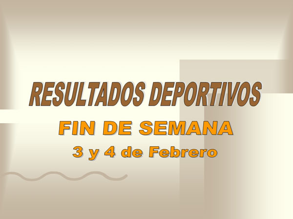RESULTADOS DEPORTIVOS (05/02/2007), Foto 1
