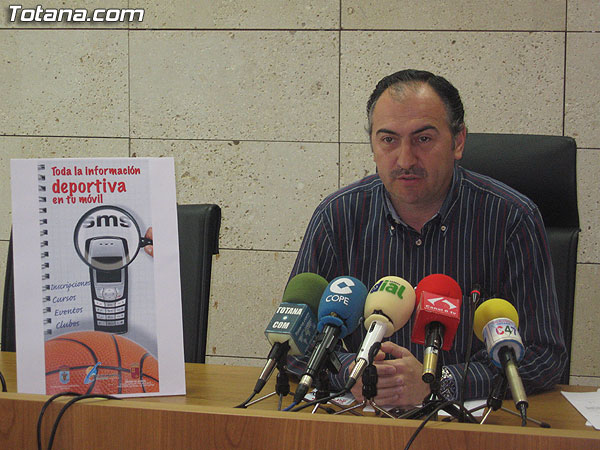 EL AYUNTAMIENTO OFERTA UN NUEVO SERVICIO GRATUITO DE INFORMACIÓN DEPORTIVA A TELÉFONOS MÓVILES POR SMS, QUE UTILIZARÁ NUEVO SISTEMA DE SMS MASIVO DE TOTANA.COM, Foto 4