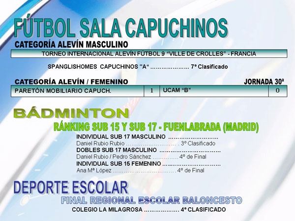 RESULTADOS DEPORTIVOS (05/06/2006), Foto 3