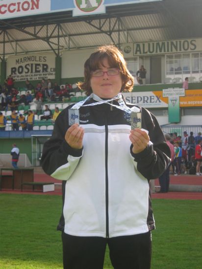 MARI CARMEN ROBLES SUBCAMPEONA DE ESPAÑA DE 100 Y 200 MTRS. LISOS EN EL CAMPEONATO DE ESPAÑA DE ATLETISMO PARA PERSONAS CON DISCAPACIDAD INTELECTUAL, Foto 5