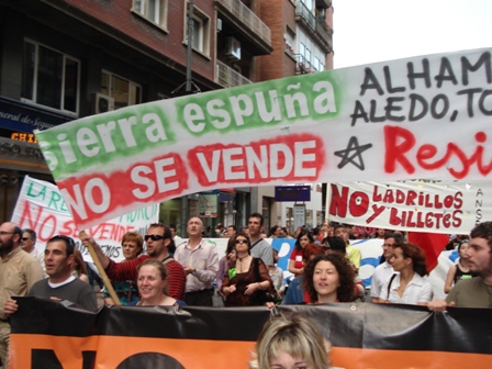 SEGÚN INFORMAN DESDE IU+LV MILES DE MURCIANOS SE MANIFIESTAN CONTRA LA POLÍTICA DEPREDADORA DEL PP, EN DEFENSA DE LOS ESPACIOS NATURALES Y EL DESARROLLO SOSTENIBLE, Foto 2