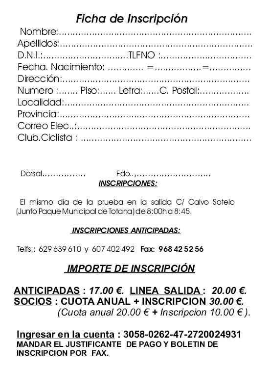 LA XI MARCHA DE BICICLETAS DE MONTAÑA CIUDAD DE TOTANA SE CELEBRARÁ EL PRÓXIMO SÁBADO DÍA 10 DE JUNIO, Foto 6