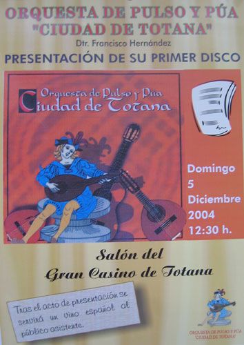 La Orquesta de Pulso y Púa Ciudad de Totana presentó su CD el pasado 5 de Diciembre en el Gran Casino de Totana, Foto 3
