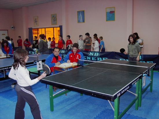 TORNEO ESCOLAR DE TENIS DE MESA EN LA SALA POLIVALENTE DEL PABELLÓN MUNICIPAL DE DEPORTES MANOLO IBÁÑEZ, Foto 4