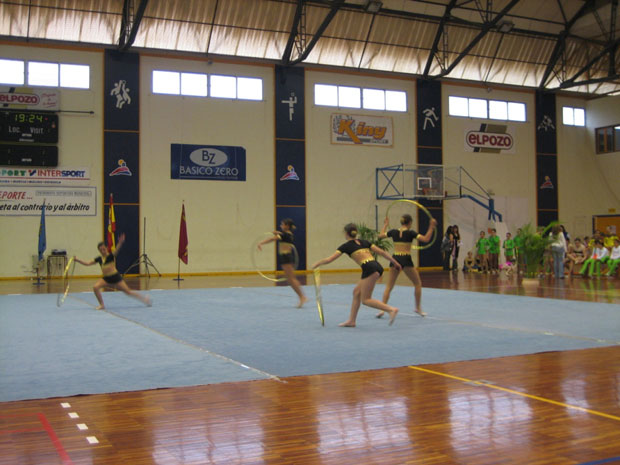 LAS ALUMNAS DE COMPETICIÓN DE LA ESCUELA MUNICIPAL DE GIMNASIA RÍTMICA LOGRAN UNOS EXCELENTES RESULTADOS EN ALHAMA, Foto 1