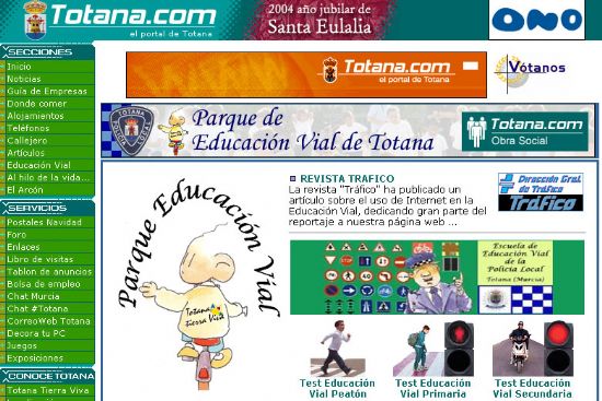 REVISTA DIRECCIÓN GENERAL DE TRÁFICO DEDICA REPORTAJE AL USO DE INTERNET EDUCACIÓN VIAL, EN LA QUE SUBRAYA LABOR WEB POLICÍA LOCAL TOTANA, Foto 1