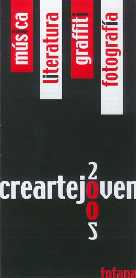 CONCEJALÍA JUVENTUD CONVOCA CERTAMEN CREARTEJOVEN´2005 EN LAS MODALIDADES DE MÚSICA, LITERATURA, GRAFFITI Y FOTOGRAFÍA   , Foto 1