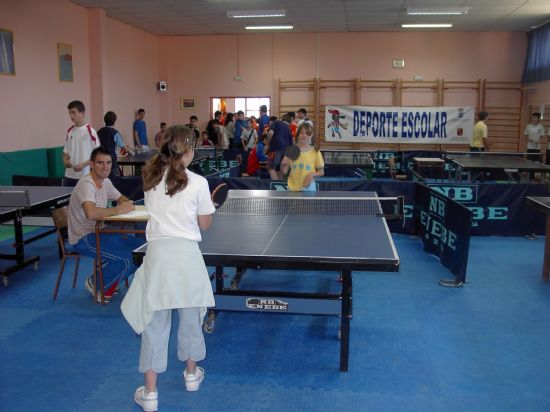 56 ESCOLARES PARTICIPARON EN EL TORNEO DE TENIS DE MESA ESCOLAR QUE ORGANIZÓ LA CONCEJALIA DE DEPORTES EL PASADO SÁBADO EN EL PABELLÓN DE DEPORTES, Foto 2