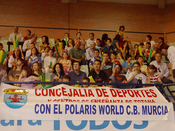 LA CONCEJALIA DE DEPORTES Y EL CLUB BALONCESTO TOTANA APOYARON EL PASADO SÁBADO 6 DE MAYO AL CLUB POLARIS WORLD BALONCESTO MURCIA EN EL PLAY-OFF DE ASCENSO A LA LIGA ACB DE BALONCESTO, Foto 3