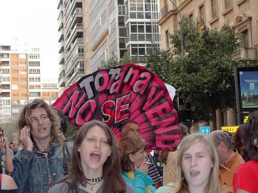 LA PLATAFORMA CIUDADANA “NO A ESTE PLAN URBANÍSTICO” PARTICIPÓ EN LA MANIFESTACIÓN DE MURCIA NO SE VENDE, Foto 2