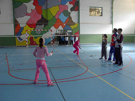 LA SALA ESCOLAR DE TOTANA ACOGERÁ EL PRÓXIMO SÁBADO 11 DE MARZO LA FASE PREVIA DE BADMINTON DEL CAMPEONATO ESCOLAR DE LA REGIÓN DE MURCIA, Foto 1