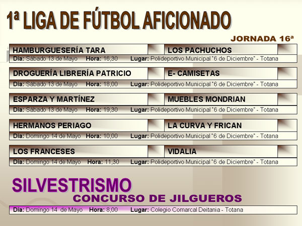 AGENDA DEPORTIVA (12/05/2006), Foto 6