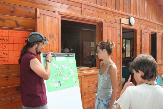 LA CONCEJAL DE JUVENTUD VISITA UNO DE LOS CAMPAMENTOS DE LAS AULAS DE LA NATURALEZA EN SIERRA ESPUÑA, Foto 2