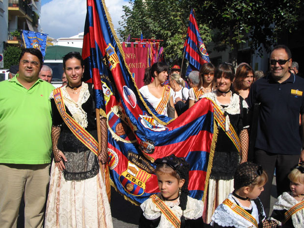 LA PEÑA BARCELONISTA DE TOTANA PARTICIPÓ EL PASADO FIN DE SEMANA EN LA TROBADA MUNDIAL DE SITGES, Foto 1