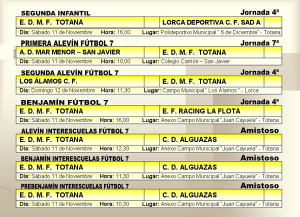 AGENDA DEPORTIVA (10/11/2006), Foto 3