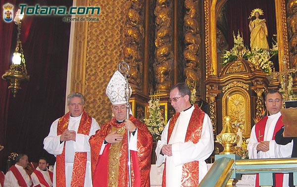 OBISPO CLAUSURA AÑO JUBILAR SANTA EULALIA EN LA PARROQUIA DE SANTIAGO COINCIDIENDO CON LA FESTIVIDAD DE LA PATRONA   , Foto 1