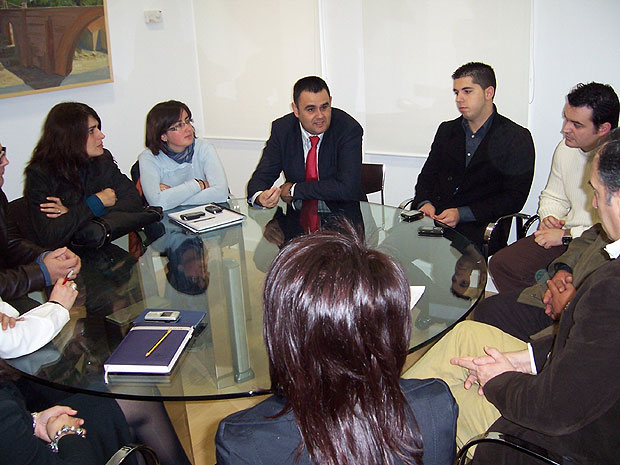 EL ALCALDE DE TOTANA MANTIENE ESTA MAÑANA VARIAS REUNIONES DE TRABAJO CON CONCEJALES DEL EQUIPO DE GOBIERNO Y TRABAJADORES MUNICIPALES, Foto 1