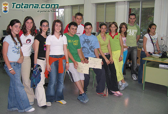 CLAUSURA CURSO DE INTERNET PARA JÓVENES ORGANIZADO POR EL INFORMAJOVEN DE TOTANA E IMPARTIPO POR TOTANA.COM, Foto 1