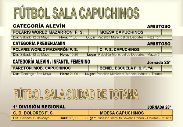 AGENDA DEPORTIVA (11/05/2007), Foto 4