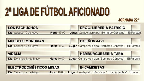 AGENDA DEPORTIVA (11/05/2007), Foto 8