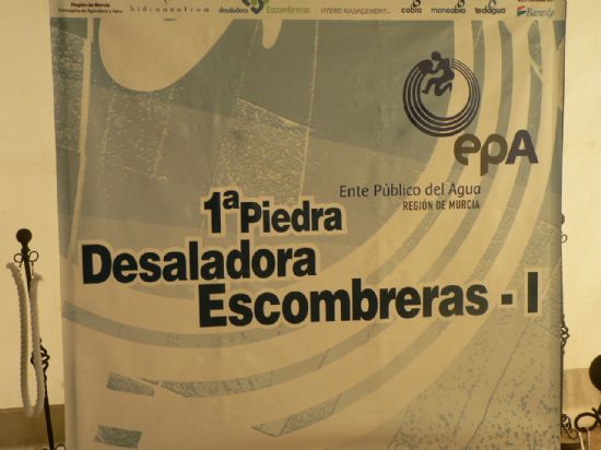 SE COLOCA LA PRIMERA PIEDRA DE LA DESALADORA DE ESCOMBRERAS, Foto 2