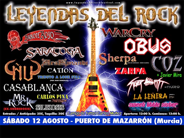 MAZARRÓN SE CONVIERTE MAÑANA EN CAPITAL DEL ROCK ESPAÑOL, Foto 1